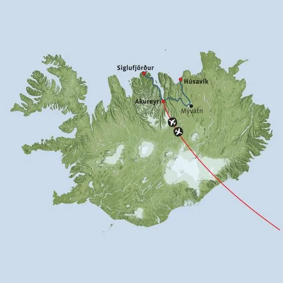 Nordisland im gemütlichen Ferienhaus